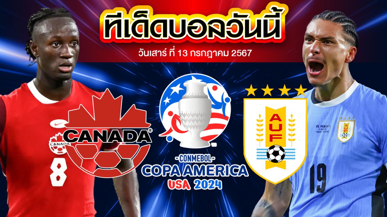 วิเคราะห์บอล โคปาอเมริกา 2024 แคนาดา VS อุรุกวัย