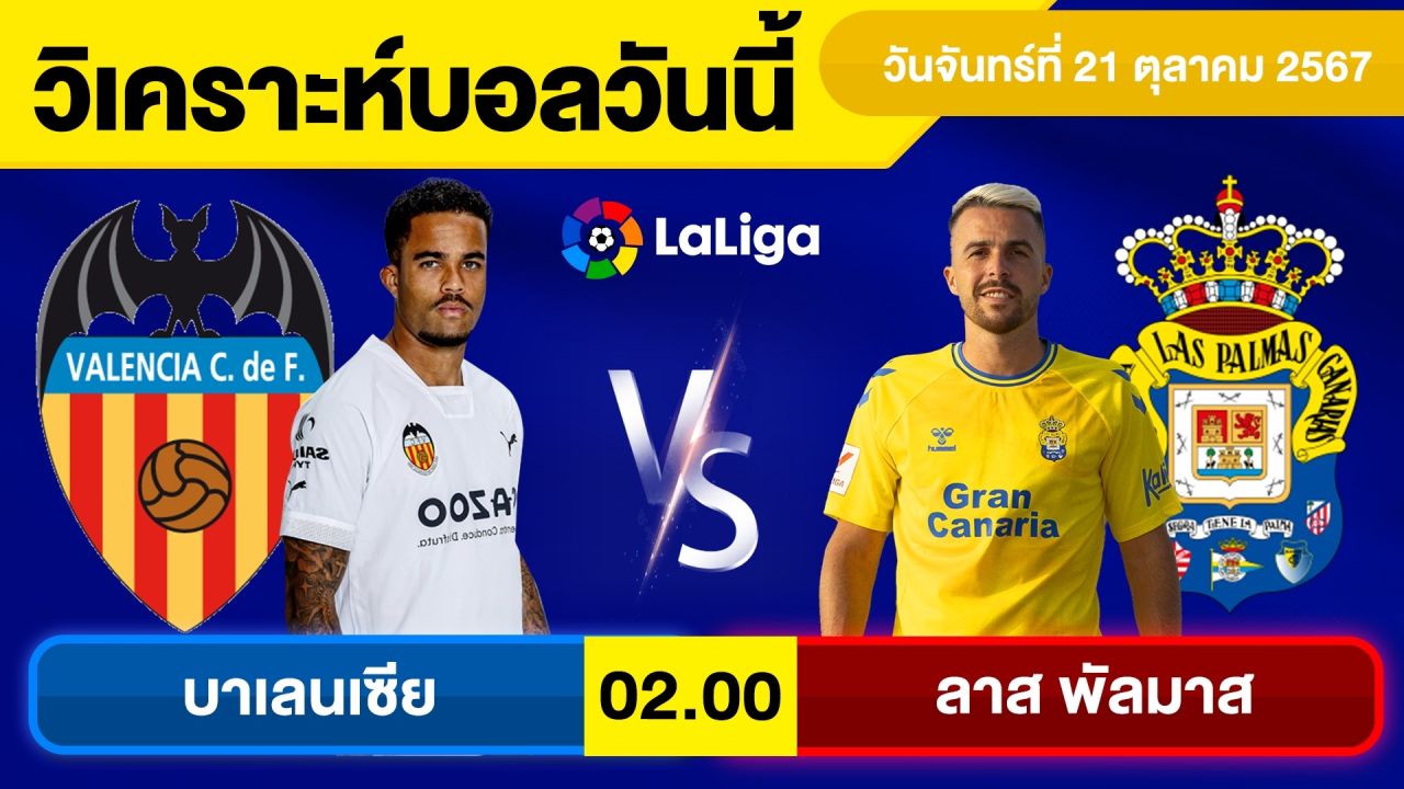 วิเคราะห์บอลวันนี้ วันจันทร์ ที่ 21 ตุลาคม 67 บอลเต็ง ทีเด็ดบอลวันนี้ ผลบอล บอลเด็ด By จอห์นบอลเต็ง