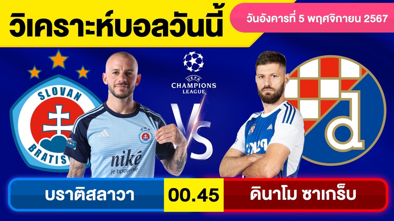 วิเคราะห์บอลวันนี้ วันอังคาร ที่ 5 พฤศจิกายน 67 บอลเต็ง ทีเด็ดบอลวันนี้ ผลบอลบอลเด็ด By จอห์นบอลเต็ง